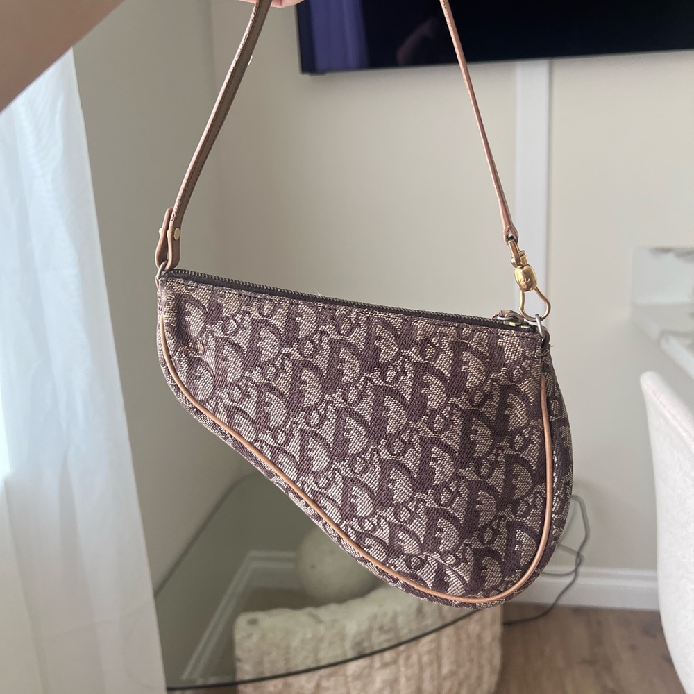 SOLD Dior Diorissimo trotter/ oblique saddle bag - Picture 6 of 13